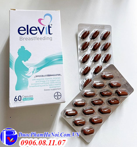 Elevit sau sinh 60 viên chính hãng của Úc