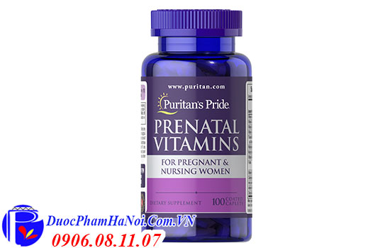 Puritan's Pride Prenatal Vitamins 100 viên của Mỹ