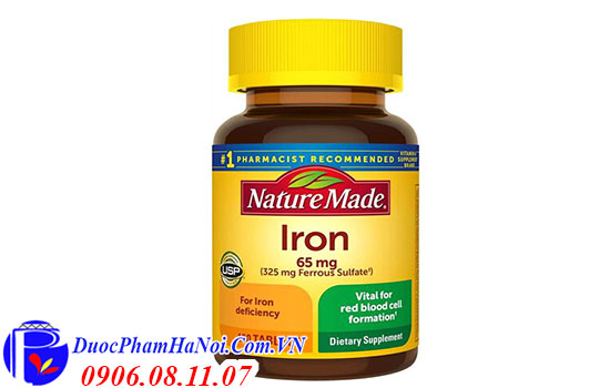 nature made iron 65mg