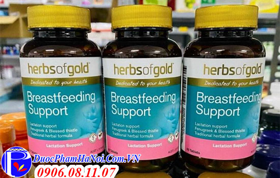 viên uống lợi sữa herbs of gold breastfeeding support