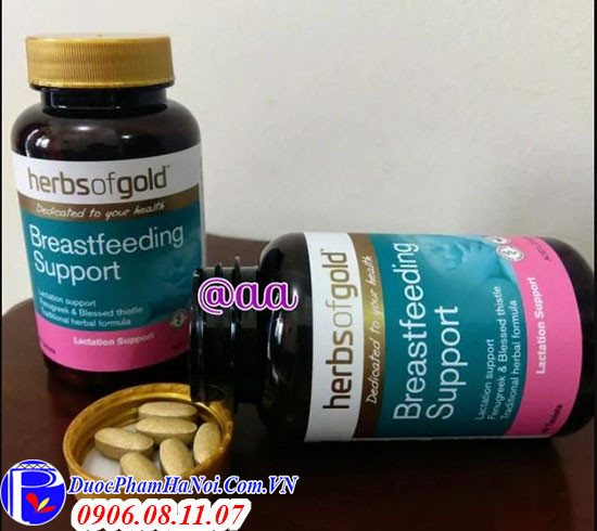 viên uống lợi sữa herbs of gold breastfeeding support