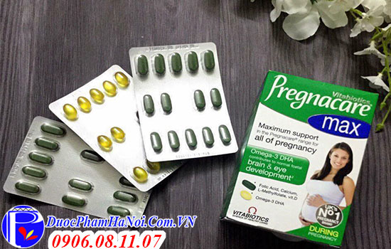 Pregnacare max bầu mẫu mới chính hãng