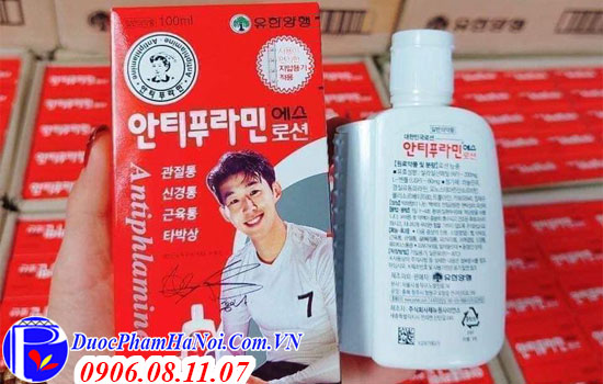 Dầu nóng Hàn Quốc Antiphlamine chính hãng 100mL