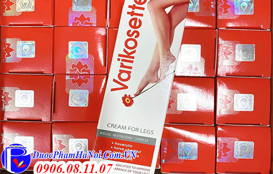 Kem bôi suy giãn tĩnh mạch Varikosette của Nga