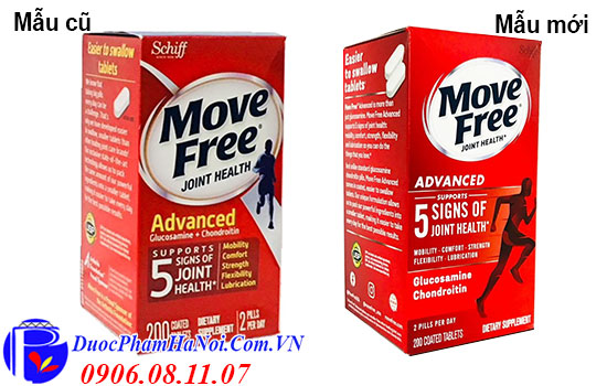 move free joint health advanced mẫu mới