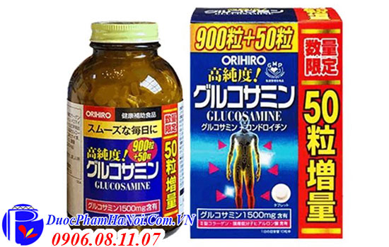 Orihiro glucosamine 1500mg hộp 950 viên