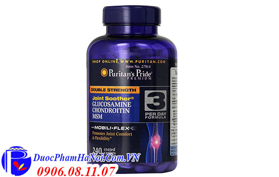 Puritan's Pride Glucosamine Chondroitin MSM 3 Per Day