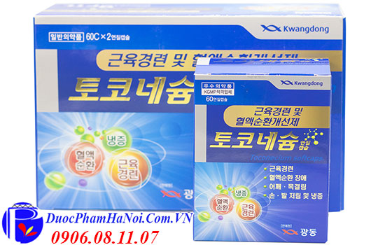Thuốc Tê Bì Chân Tay Hàn Quốc Kwangdong Toconecium Softcaps
