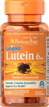 Bổ Mắt Puritan's Pride Lutigold Lutein 6Mg Chính Hãng Của Mỹ