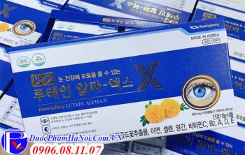 Bổ Mắt Kwangdong Lutein Alpha-X Hàn Quốc Chính Hãng Giá Tốt