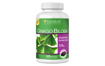 Bổ Não Ginkgo Biloba 120mG Trunature Của Mỹ 340 Viên Chính Hãng