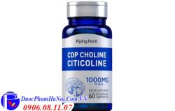 PipingRock CDP Choline Citicoline 1000mG 60 Viên Của Mỹ