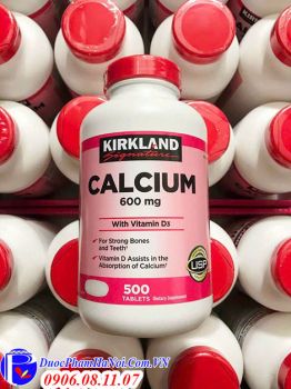 Kirkland Calcium 600mG D3 500 Viên Của Mỹ Chính Hãng
