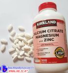 Kirkland Calcium Citrate Magnesium And Zinc 500 Viên Của Mỹ