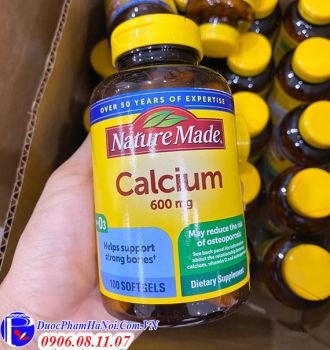 Viên Uống Nature Made Calcium 600mG Chính Hãng Của Mỹ