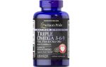 Puritan's Pride Triple Omega 3 6 9 Fish Flax & Chia Oils Của Mỹ