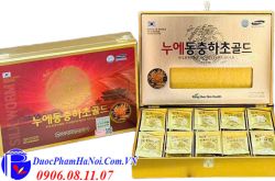 Đông Trùng Hạ Thảo Hộp Gỗ Vàng 60 Gói Bio Silkworm Cordyceps