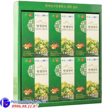Nước mát gan hovenia gastrodia cordyceps 365 gold Hàn Quốc