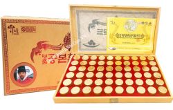 Đông Trùng Hạ Thảo Hộp Gỗ Vàng 60 Viên Gyeongju Hàn Quốc