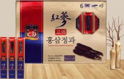 Hồng Sâm Nguyên Củ Tẩm Mật Ong Sambok Hộp 300G 8 Củ