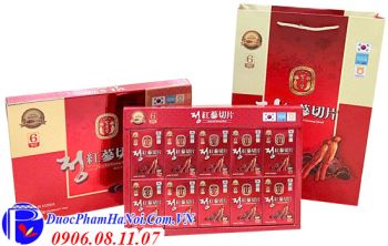 Sâm Lát Jeong Red Ginseng Sliced Hộp 200Gr Cao Cấp Hàn Quốc