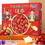 Táo đỏ hữu cơ Hàn Quốc sấy khô One Global Korea chính hãng