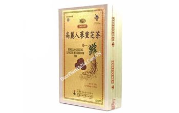 Trà Sâm Linh Chi Hàn Quốc Hộp Gỗ 100 Gói Chính Hãng Giá Tốt