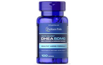 Viên Uống Hỗ Trợ Nội Tiết Puritan's Pride DHEA 50mG Của Mỹ