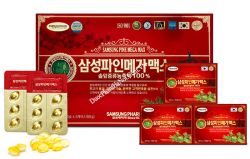 Tinh Dầu Thông Đỏ Samsung Pine Mega Max 120 Viên Giá Tốt