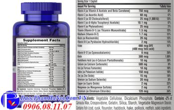 Puritan's Pride One Daily Women's Multivitamin Chính Hãng Của Mỹ