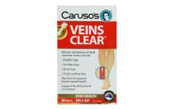 Viên Uống Giãn Tĩnh Mạch Úc Carusos Veins Clear Chính Hãng